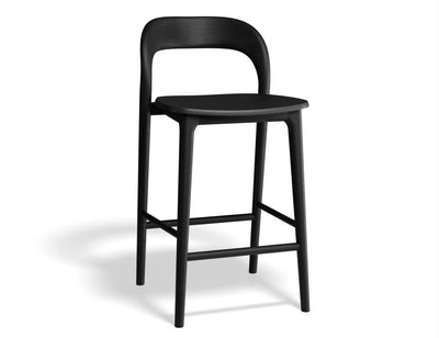 Mia Stool - Black - 66cm Seat Height (Kitchen Bench height)