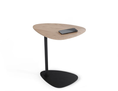 Fringe Side Table Black - Natural Solid Oak - Small