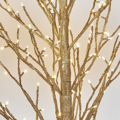 Champagne Glitter Tree 180cm With 270LED