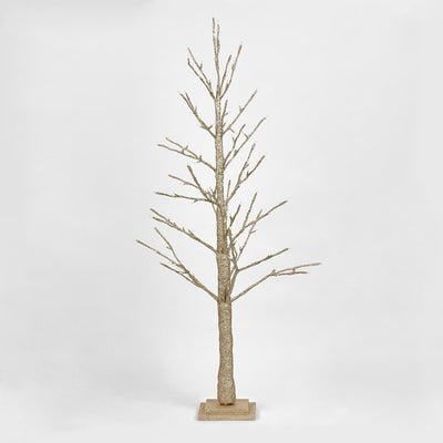 Champagne Glitter Tree 120cm With 114LED