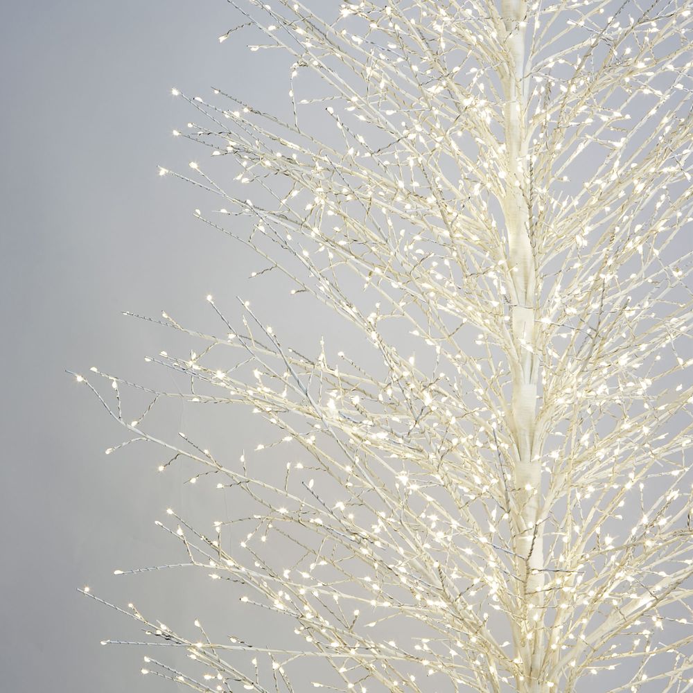 White Forest Light Up Tree Extra Large 210cm