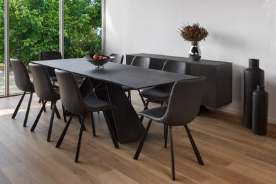 Polo Extension Dining Table Shadow Grey