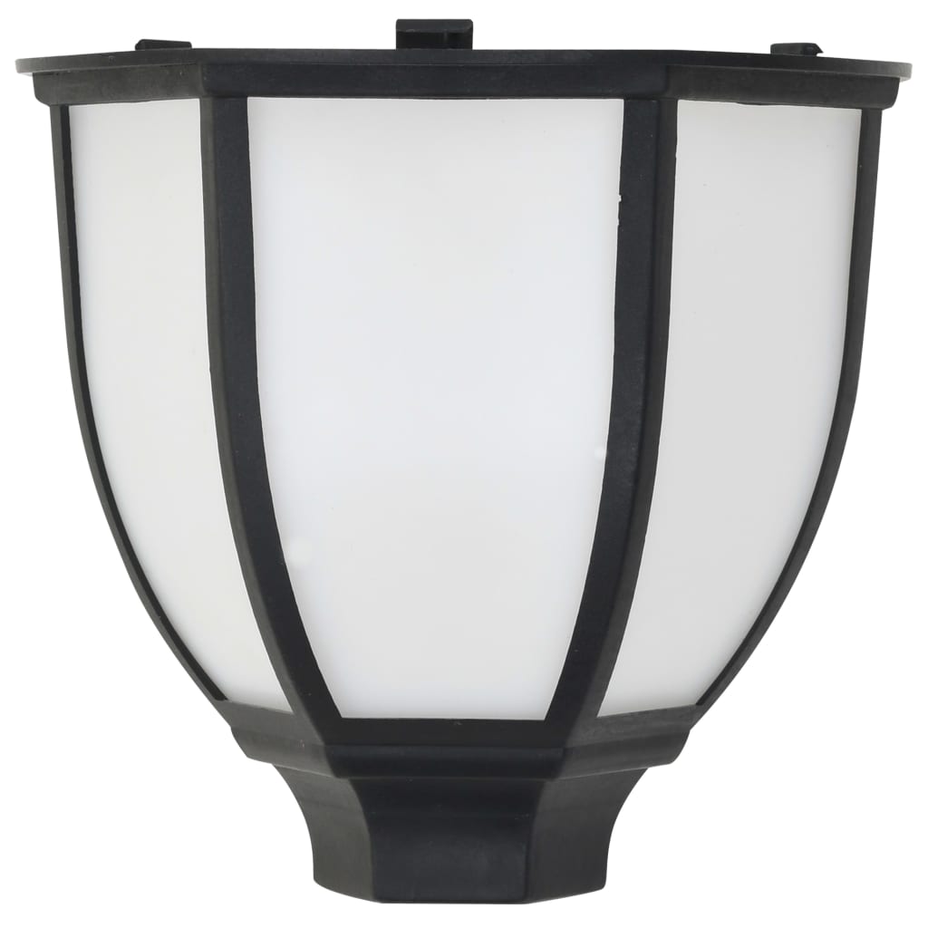vidaXL Outdoor Solar Lamps 6 pcs LED Black - House of Isabella AU