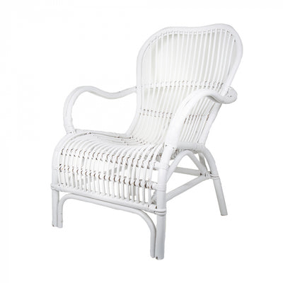 Seville Rattan Armchair White - House of Isabella AU