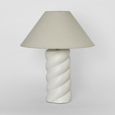 Twist Column Lamp & Shade