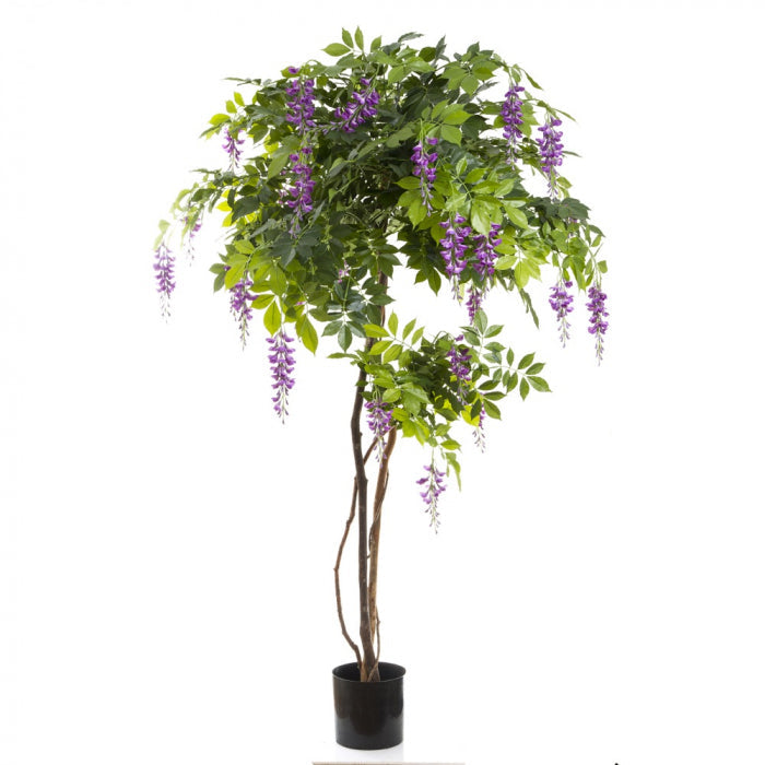 Artificial Wisteria Tree 1.9m Purple
