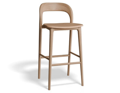 Mia Stool - Natural - 75cm Seat Height (Bar Bench Height)
