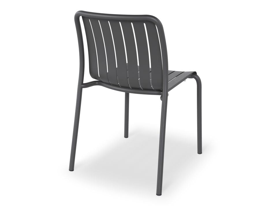 Roku Outdoor Dining Chair in Matt Charcoal - No Cushion