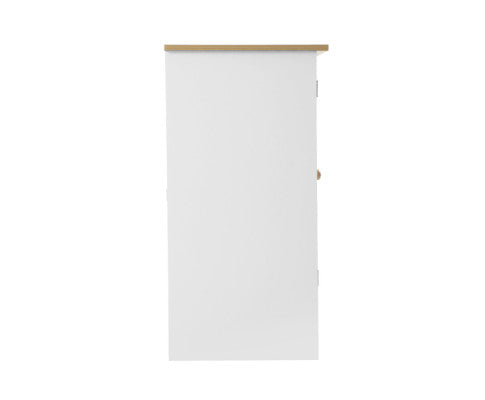 Artiss Buffet Sideboard 3 Doors - BERNE White