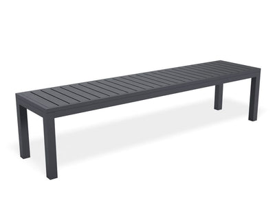 Halki Bench Seat - Outdoor - 190cm - Charcoal