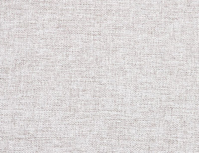 Hugo Bar Stool - White - Fabric Seat - 67cm Kitchen Height - Grey Fabric Seat
