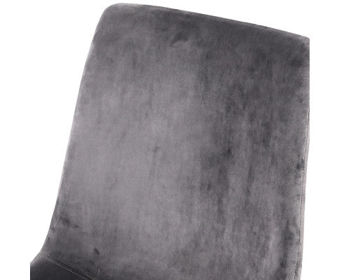 Artiss Dining Chairs Grey Velvet Set of 4 Lindsay