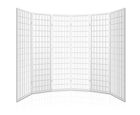 Artiss 6 Panel Room Divider Screen 261x179cm White