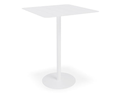 Roku High Bar Table - Outdoor - White - 65 x 65cm Table Top