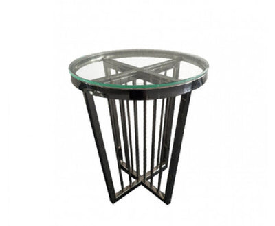 Salina Coffee Table - ClearTop - 45cm Black