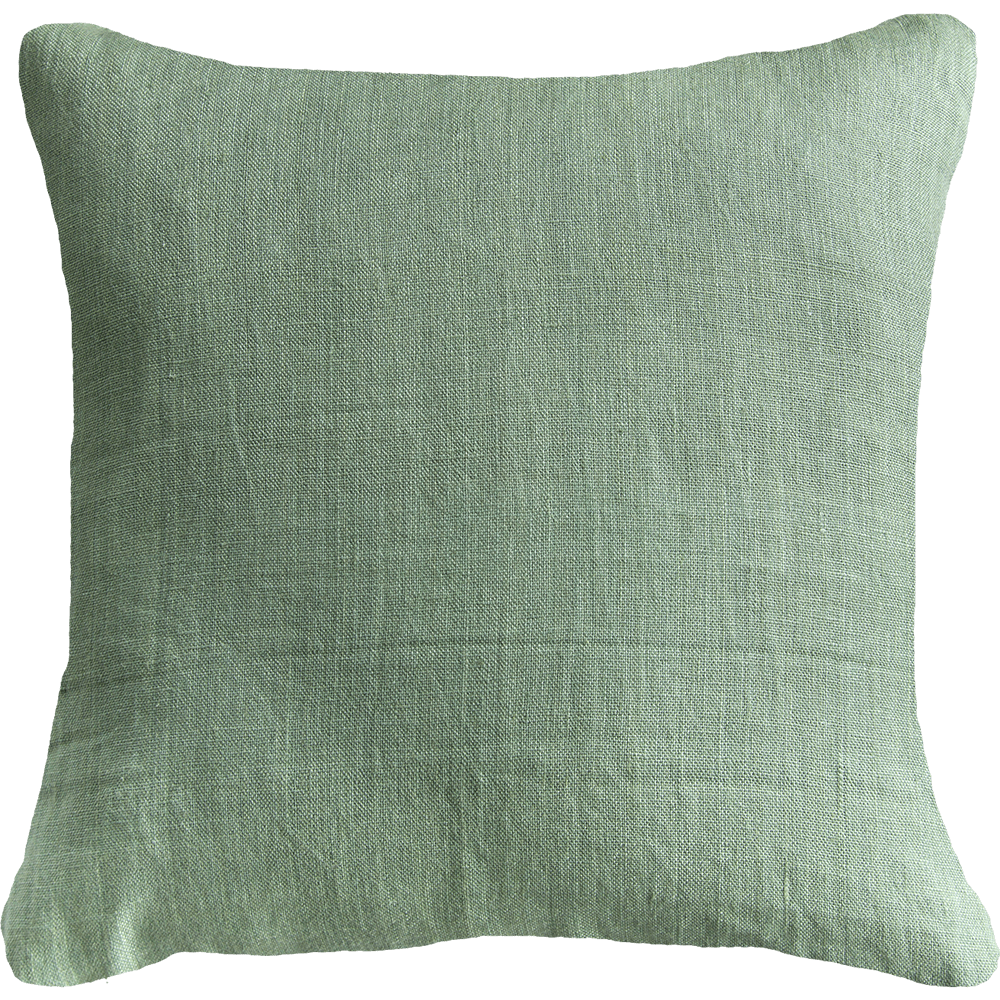 RETURNS STOCK - BRAND NEW - Linen Celadon Lounge Cushion 55 x 55 cm