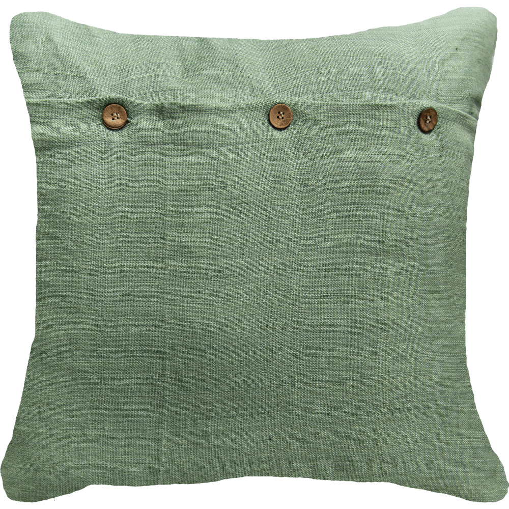 RETURNS STOCK - BRAND NEW - Linen Celadon Lounge Cushion 55 x 55 cm