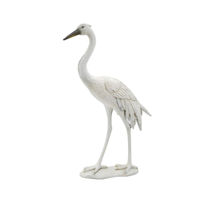Elegant White Bird Statue H58cm