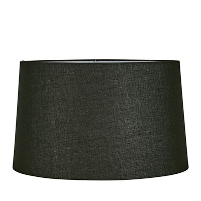 Linen Drum Lamp Shade XXL Black