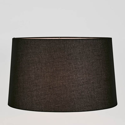 Linen Drum Lamp Shade XXL Black