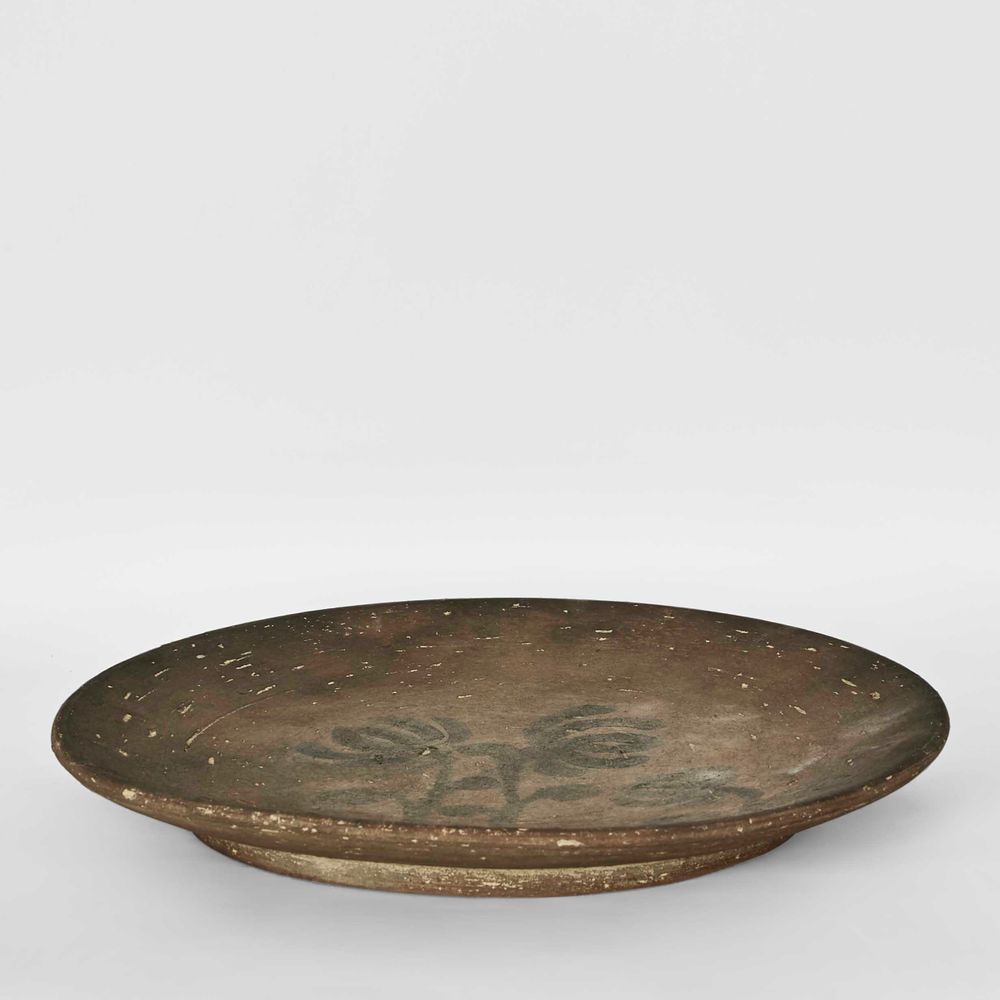 Mae Terracotta Brown Plate Large