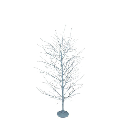 White Forest Light Up Tree with 500 Lights 120cm