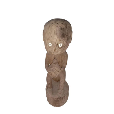 Kahn Wooden Figure Sculpture