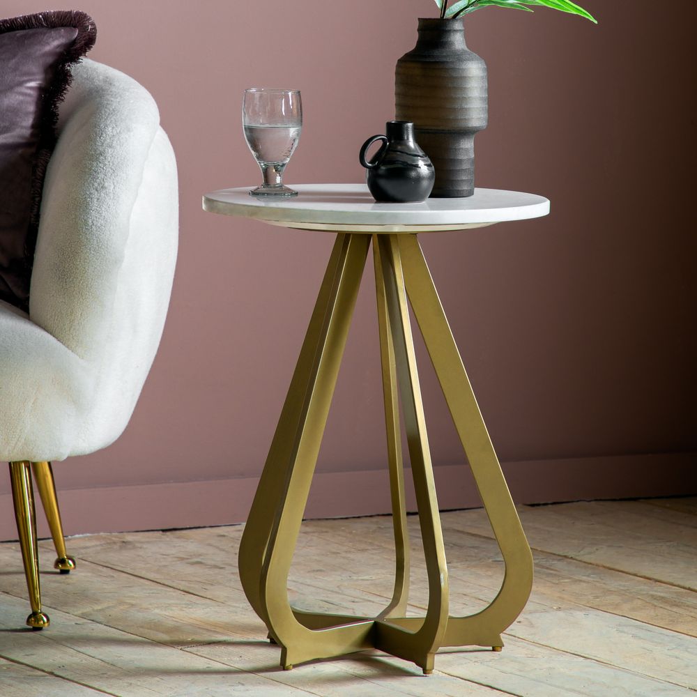 Moorgate Side Table Gold