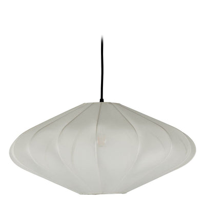Torpido Ceiling Pendant Ivory with Black Cord Drop