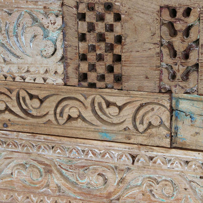 Jaipur Wooden Carved Panel Large