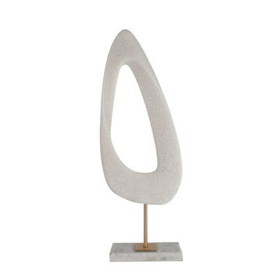 Jove Sculpture on Stand White