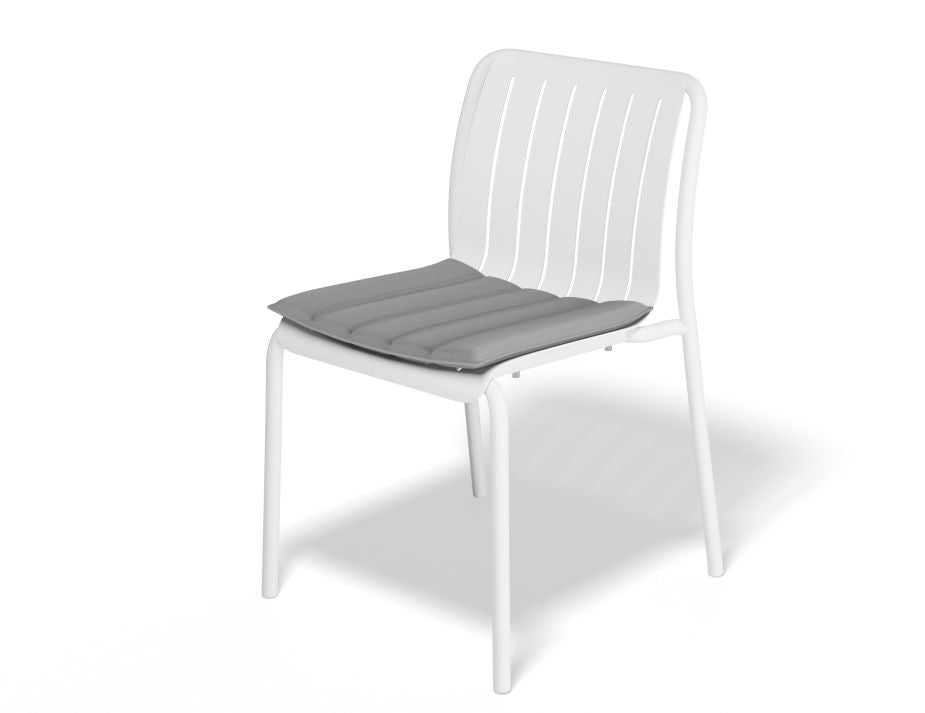Roku Outdoor Dining Chair in Matt White - Roku Dining Chair - White