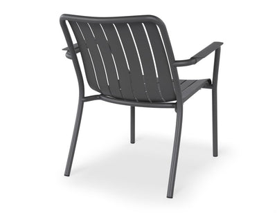 Roku Outdoor Lounge Chair in Matt Charcoal