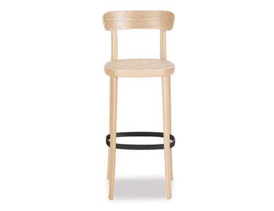 Liana Stool - Natural - Cane Seat - 74cm Seat Height (Bar Bench)