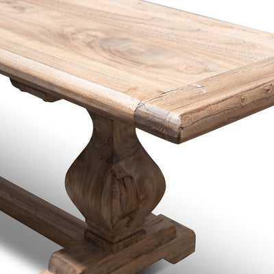 Reclaimed ELM 2.4m Wood Bench - Natural