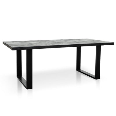 2M Reclaimed Dining Table - Black