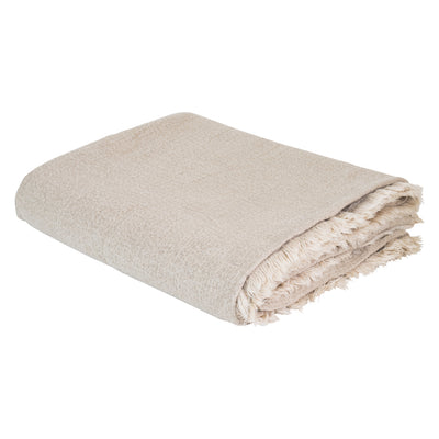 Elora Linen Throw Natural [Size: Large]