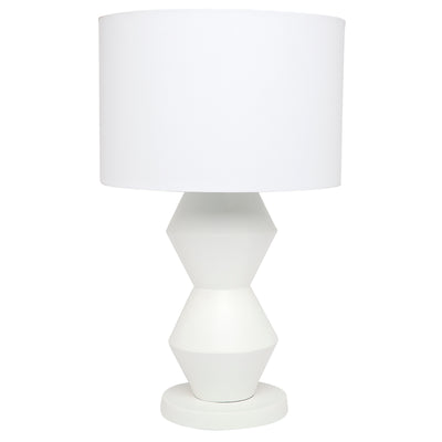 Abstract Table Lamp - White