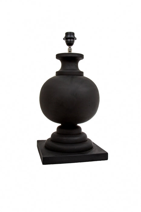 Coach Base Only - Black - Turned Wood Ball Balustrade Table Lamp Base Only - House of Isabella AU