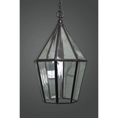 Belmont Glass Lantern Black - House of Isabella AU
