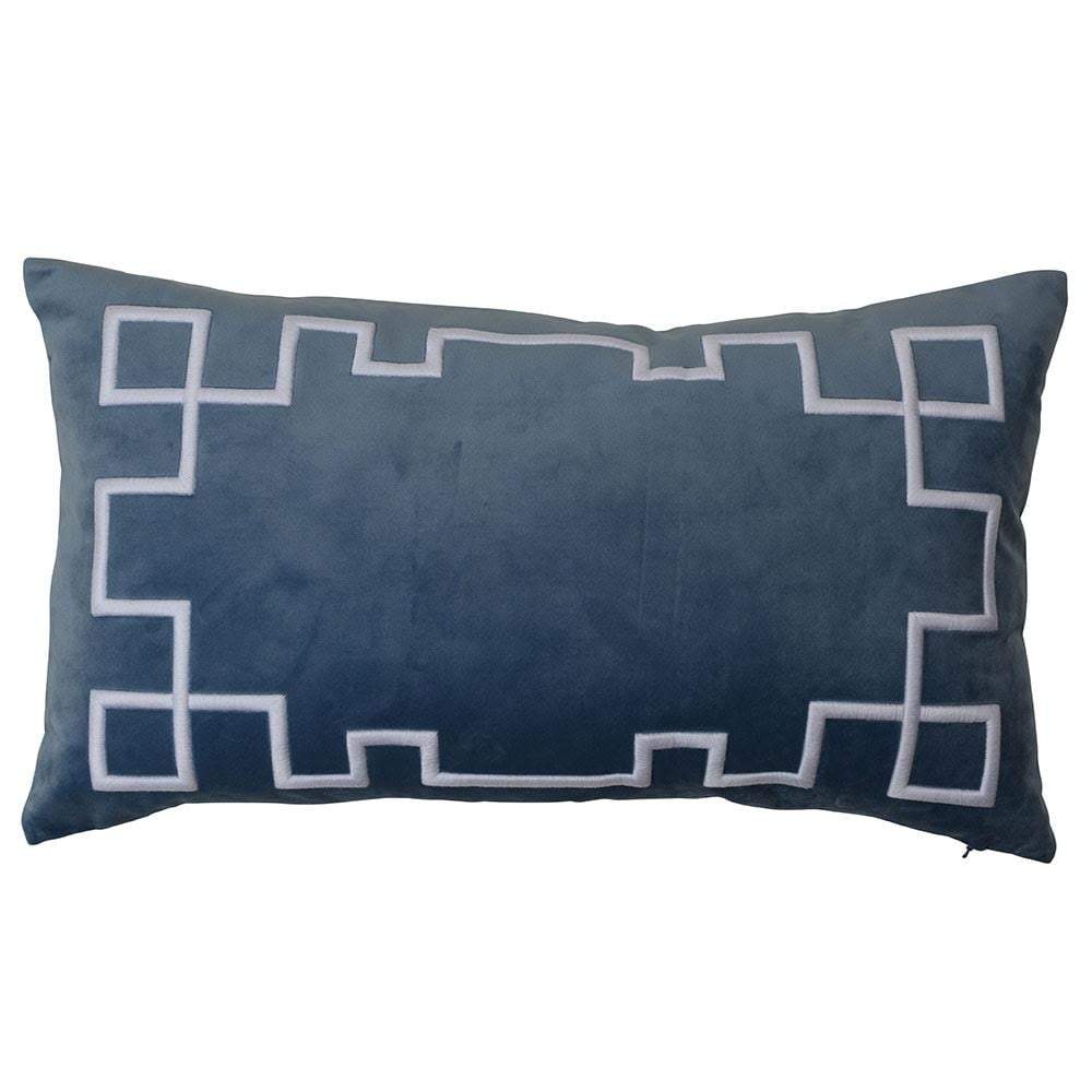 Palm Springs Ocean Rect. Cushion Cover with Feather Insert - House of Isabella AU