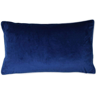 Rodeo Navy Rect. Cushion Cover with Feather Insert - House of Isabella AU
