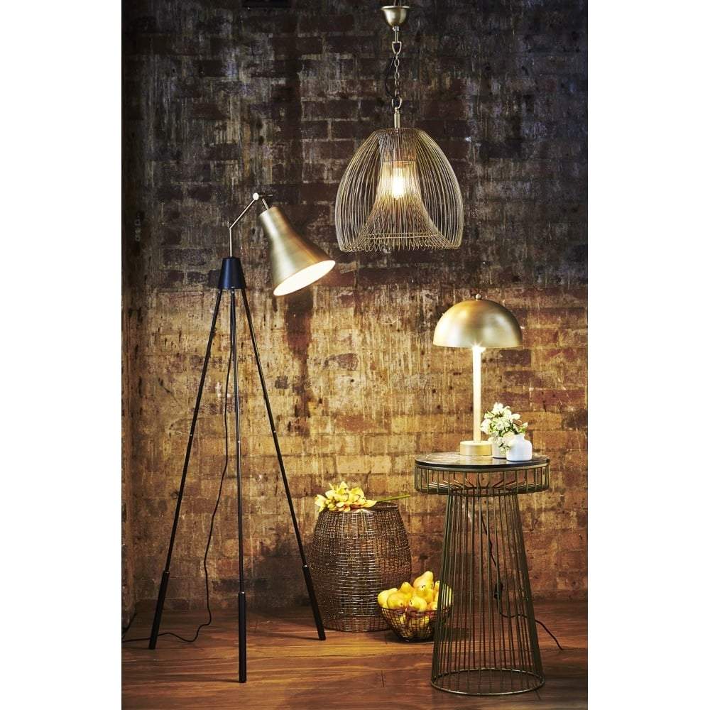 Baker Large Pendant Lamp in Gold - House of Isabella AU