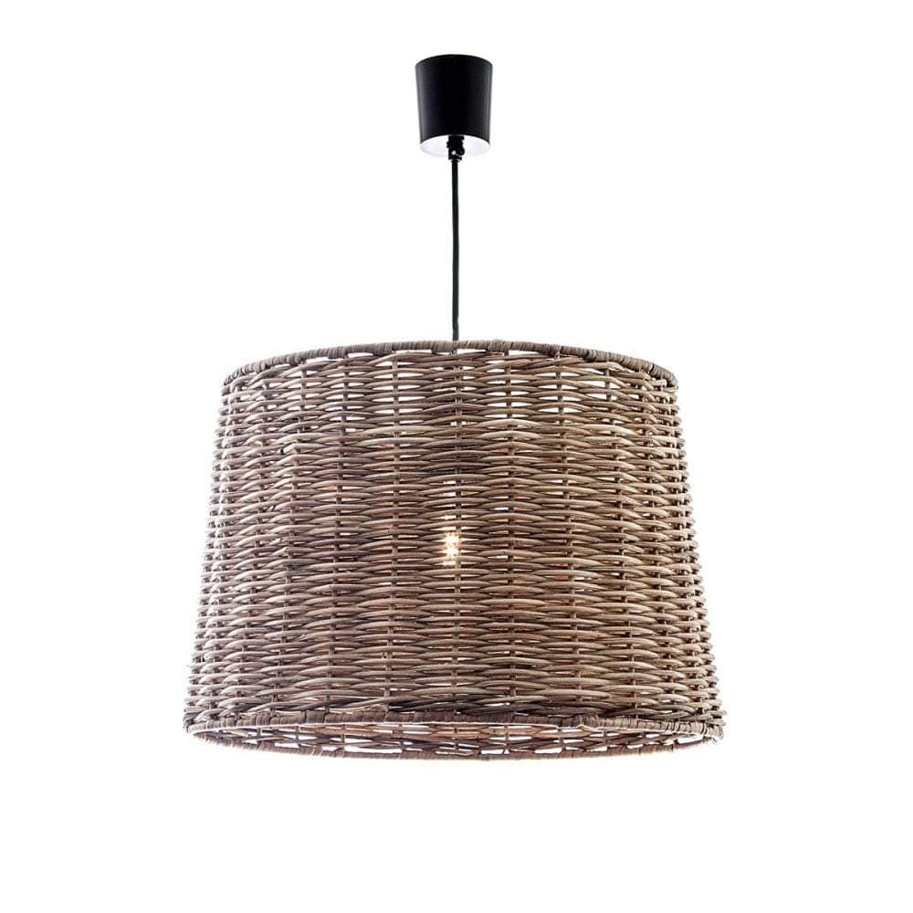 Rattan Round Hanging Lamp Small - House of Isabella AU