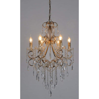 Raphael Chandelier in Antique Silver - House of Isabella AU