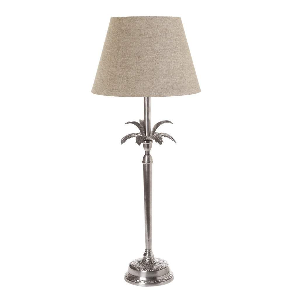 Casablanca Table Lamp Base Ant.Silver - House of Isabella AU