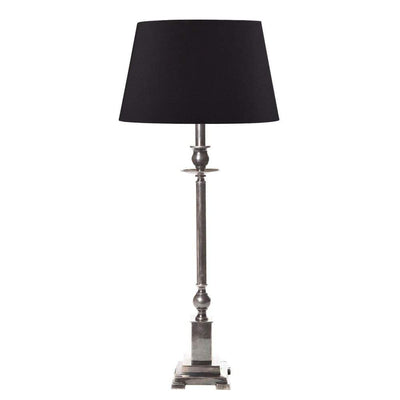 Canterbury Table Lamp Base Ant.Silver - House of Isabella AU