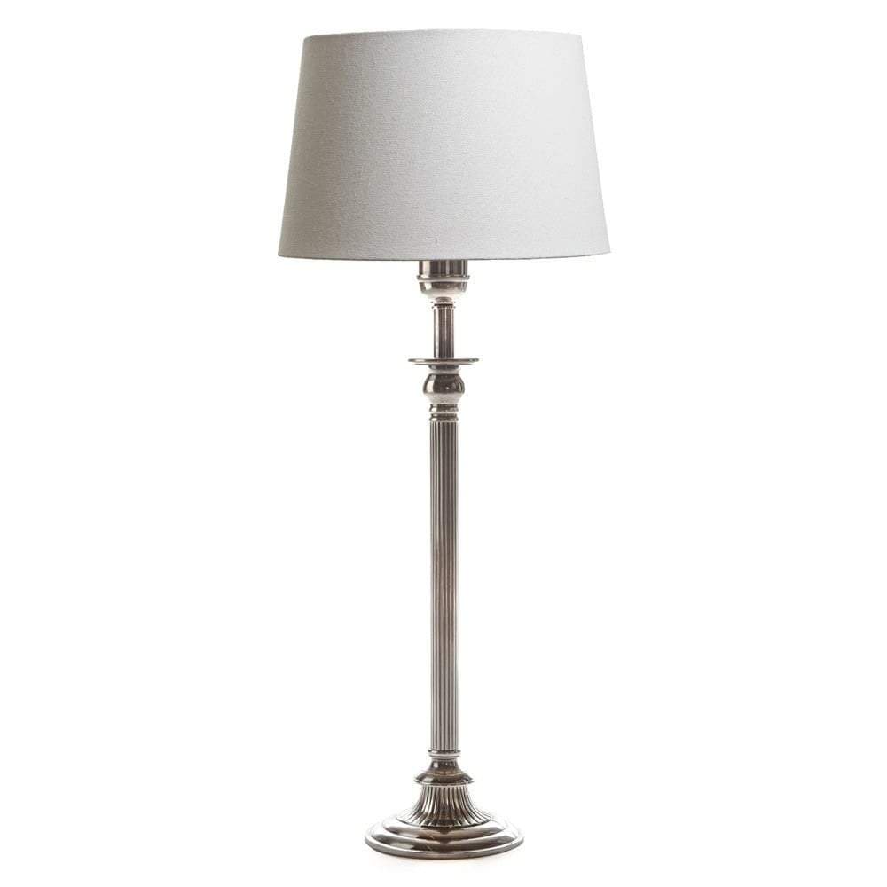 Chelsea Table Lamp Base Antique Silver - House of Isabella AU