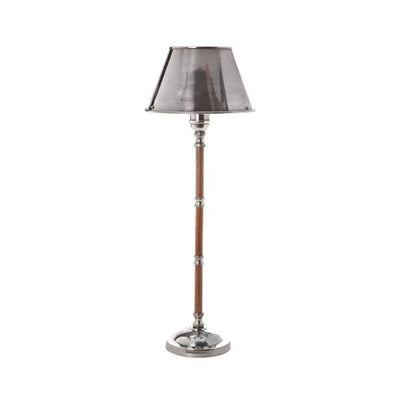 Delaware Table Lamp W/Metal Shade Silver - House of Isabella AU