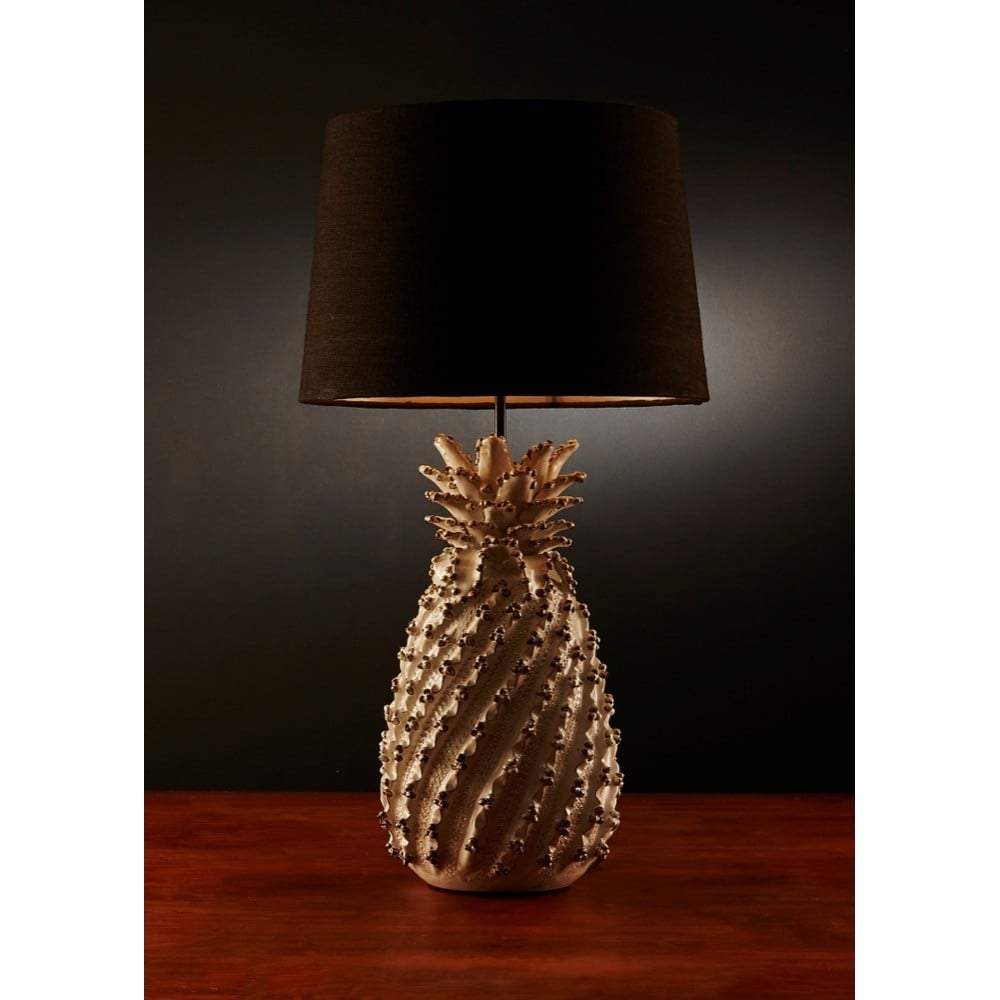 Pineapple Table Lamp Base White - House of Isabella AU